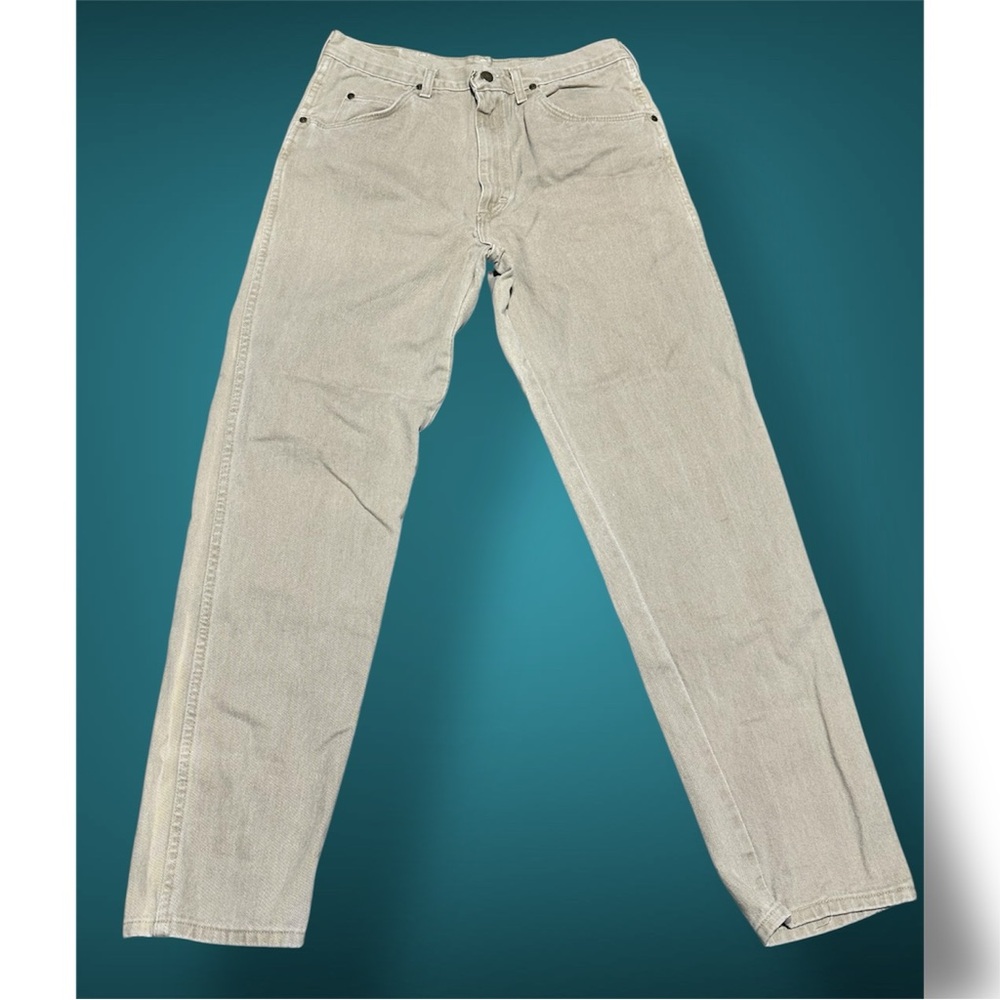 Wrangler Men's Straight Jeans - Light Tan